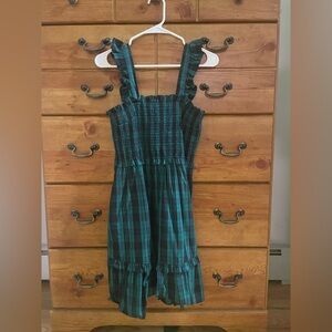 Draper James Green and Navy Plaid Dress